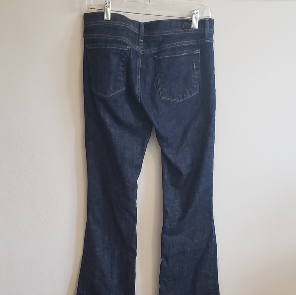 New Citizens of Humanity Ingrid 002 Low Waist Flare Dark Wash Jeans - Picture 4 of 14